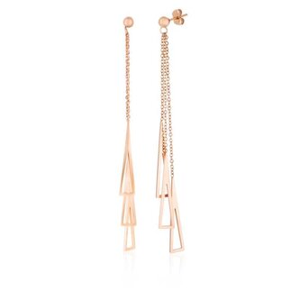 Luxusní bronzové náušnice Troli