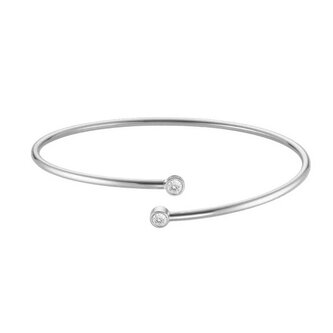 Otevřený pevný náramek s krystaly JBDCS-J1214 Rosefield