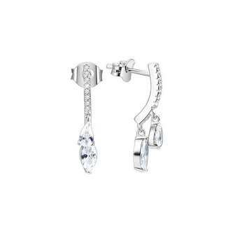 Stříbrné náušnice s krystaly AGUP1150 Beneto