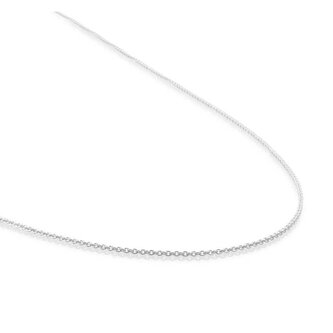 Slušivý stříbrný řetízek pro ženy SNSM0 Sparkling / Délka: 45 cm