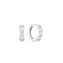 Stříbrné kruhové náušnice se srdíčky 11323.1 Evolution Group