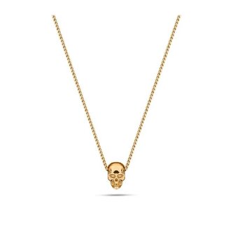 Stylový pozlacený náhrdelník s lebkou Tribal Edge PEAGI2214702 Police