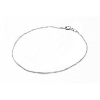 Jemný stříbrný náramek Kostka/Venezia AGB199 Beneto Exclusive / Délka: 19 cm