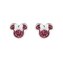Půvabné ocelové pecky se zirkony Minnie Mouse E600177RPL-B.CS Disney