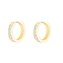 Jemné pozlacené náušnice kruhy Essentials JECHG-J571 Rosefield