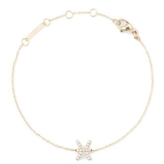 Pozlacený řetízkový náramek znamení Ryby Crystal Zodiac DW00400918 Daniel Wellington