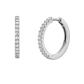 Půvabné ocelové kruhy s krystaly Ellis JF04802040 Fossil