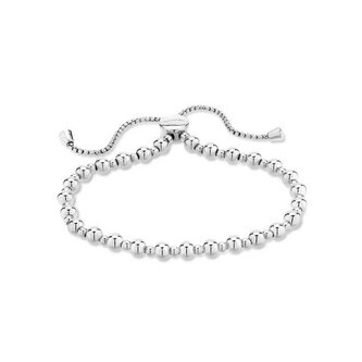 Něžný ocelový náramek s korálky New Beads TJ-0592-B-27 Tamaris