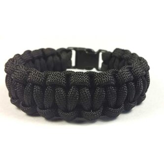 Paracord náramek Solomon Černá Cordell / Rozměr: M ( 18 - 19 cm ) - 18 - 19 cm