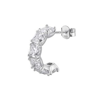 Okouzlující single náušnice Fancy Infinite White FIW15 Brosway