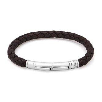 Stylový pánský kožený náramek JF04089040 Fossil