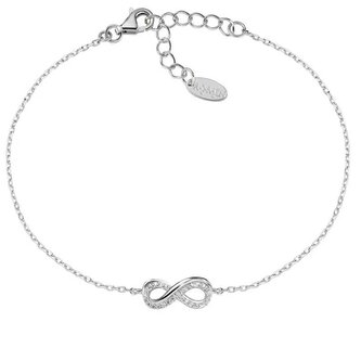 Nadčasový stříbrný náramek Nekonečno Love BRINLIBBZ Amen