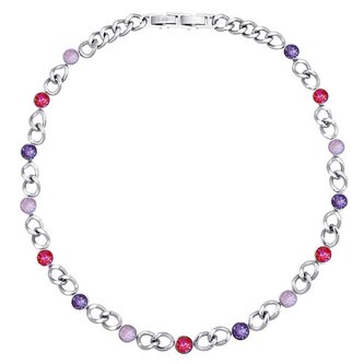 Elegantní náhrdelník s krystaly Solara 12295.PIN.E Crystalp