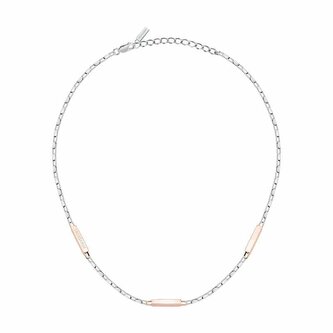 Bicolor pánský náhrdelník z oceli T-Steel TJAXV29 Trussardi