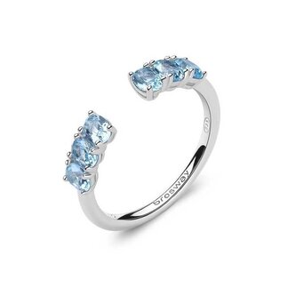 Blyštivý otevřený prsten Fancy Cloud Light Blue FCL13 Brosway / Obvod: L (56 - 59 mm)