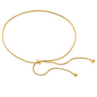 Módní pozlacený náramek na nohu Troli