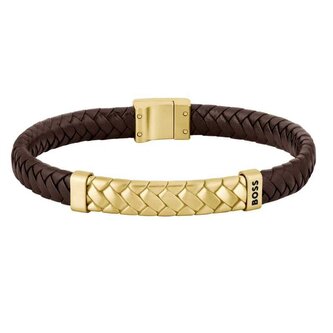 Elegantní kožený náramek pro muže Tailored 1580675 Hugo Boss / Délka: 19 cm