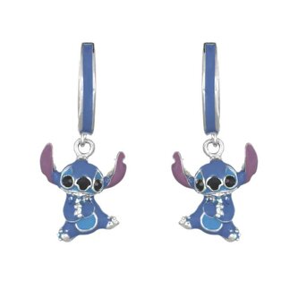 Stříbrné kruhy s přívěsky Stitch Lilo & Stitch ES00098SRHL.CS Disney