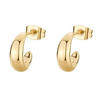 Nadčasové pozlacené kruhy Essential BNL106 Brosway