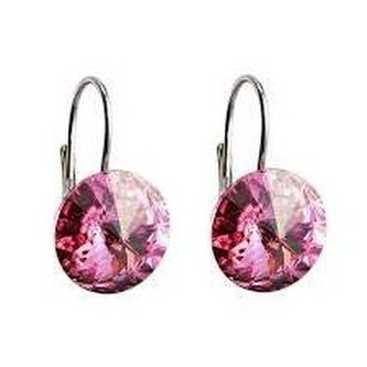 Stříbrné náušnice 31106.3 rose Evolution Group