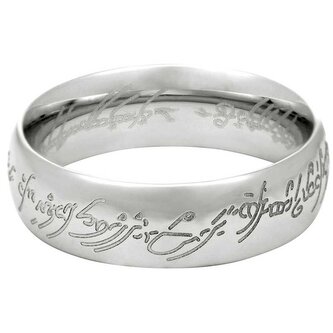 Ocelový prsten moci z Pána prstenů Troli / Obvod: 62 mm - 62 mm