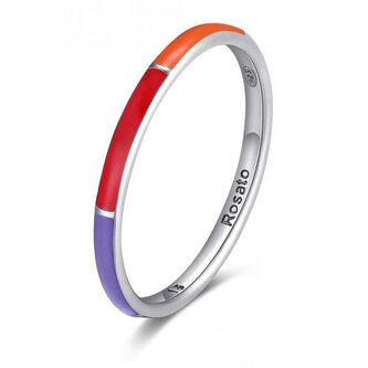 Duhový prsten LGBT Allegra RZA031 Rosato / Obvod: 54 mm - 54 mm