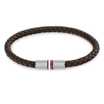 Hnědý kožený náramek pro muže Infinity 2790458 Tommy Hilfiger