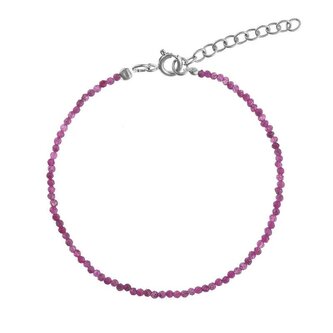 Korálkový náramek z rubínu AJKNR008 Again Jewelry