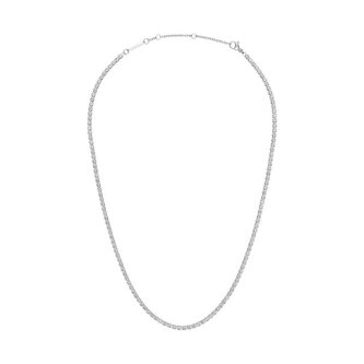 Třpytivý ocelový náhrdelník s krystaly Classic Tennis DW00400389 Daniel Wellington