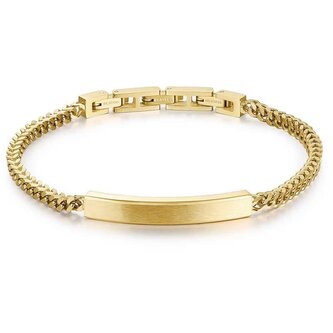 Stylový pánský pozlacený náramek Ink BIK12 Brosway