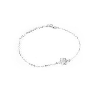 Krásný stříbrný náramek Vločka AGB637/21 Beneto