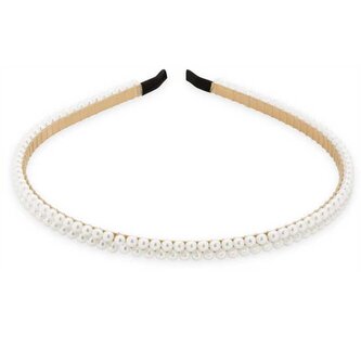 Půvabná perličková čelenka do vlasů Troli