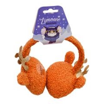 Zimowe nauszniki z reniferem