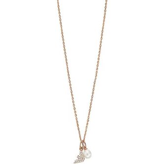 Stylový bronzový náhrdelník se zirkony EG3573221 Emporio Armani