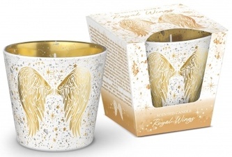 Vonná svíčka v konickém skle 115g - Royal Wings