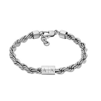 Moderní pánský ocelový náramek AXG0123040 Armani Exchange