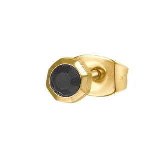 Pozlacená single náušnice s krystalem Ink BIK26 Brosway