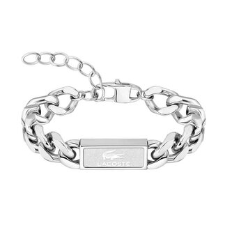 Výrazný ocelový náramek pro muže Backhand 2040439 Lacoste