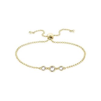 Pozlacený náramek se zirkony Tiny Glimmer TJ-0607-B-22 Tamaris