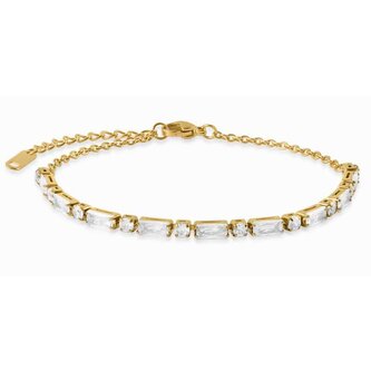 Okouzlující pozlacený náramek s krystaly Troli