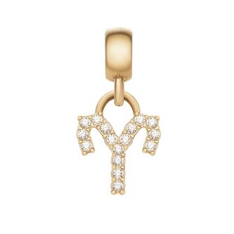 Pozlacený přívěsek s krystaly Beran Crystal Zodiac DW00400755 Daniel Wellington