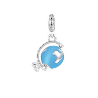 Moderní stříbrný přívěsek Globus Storie RZ193R Rosato