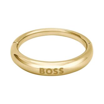 Minimalistický pozlacený prsten pro ženy 1580620 Hugo Boss / Obvod: 52 mm - 52 mm