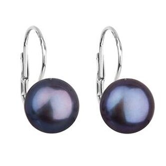 Stříbrné náušnice s pravými perlami Pavona 21009.3 peacock Evolution Group