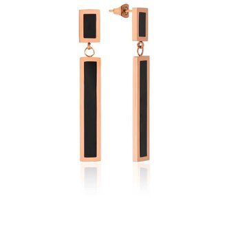 Módní bronzové visací náušnice Troli