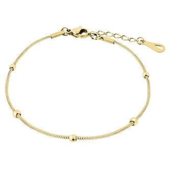 Pozlacený kuličkový náramek Hádek Troli