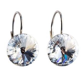 Stříbrné náušnice s krystaly Swarovski 31106.1 Evolution Group