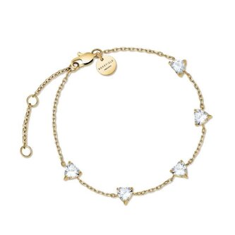 Pozlacený náramek s krystaly JBRHG-J1013 Rosefield