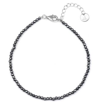 Minerální náramek s korálky hematitu POL-B13/21L Agato