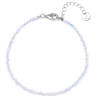 Minerální náramek s korálky z chalcedonu POL-B17/21L Agato